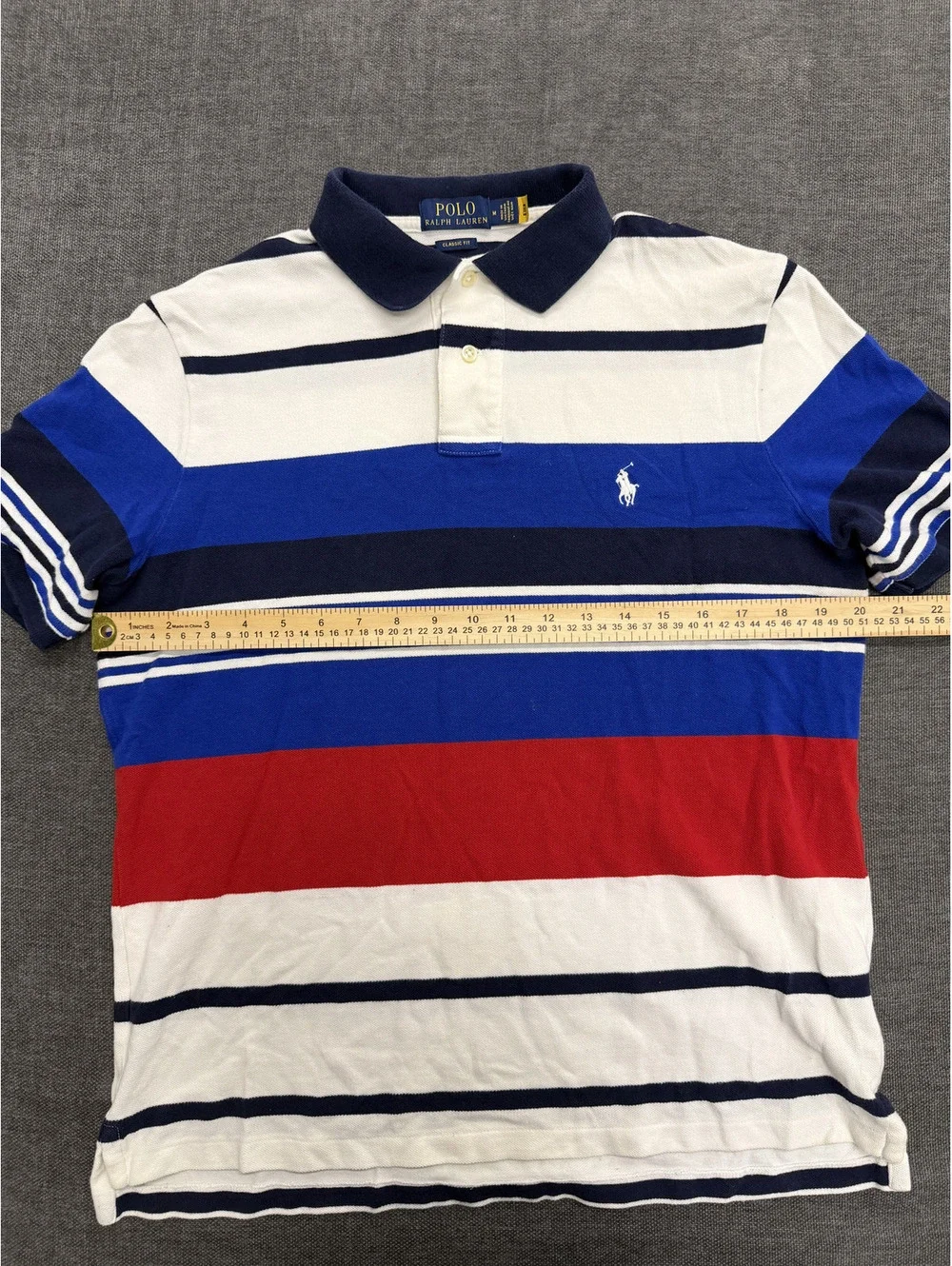 Polo Ralph Lauren Classic Fit Striped Polo Shirt Medium
